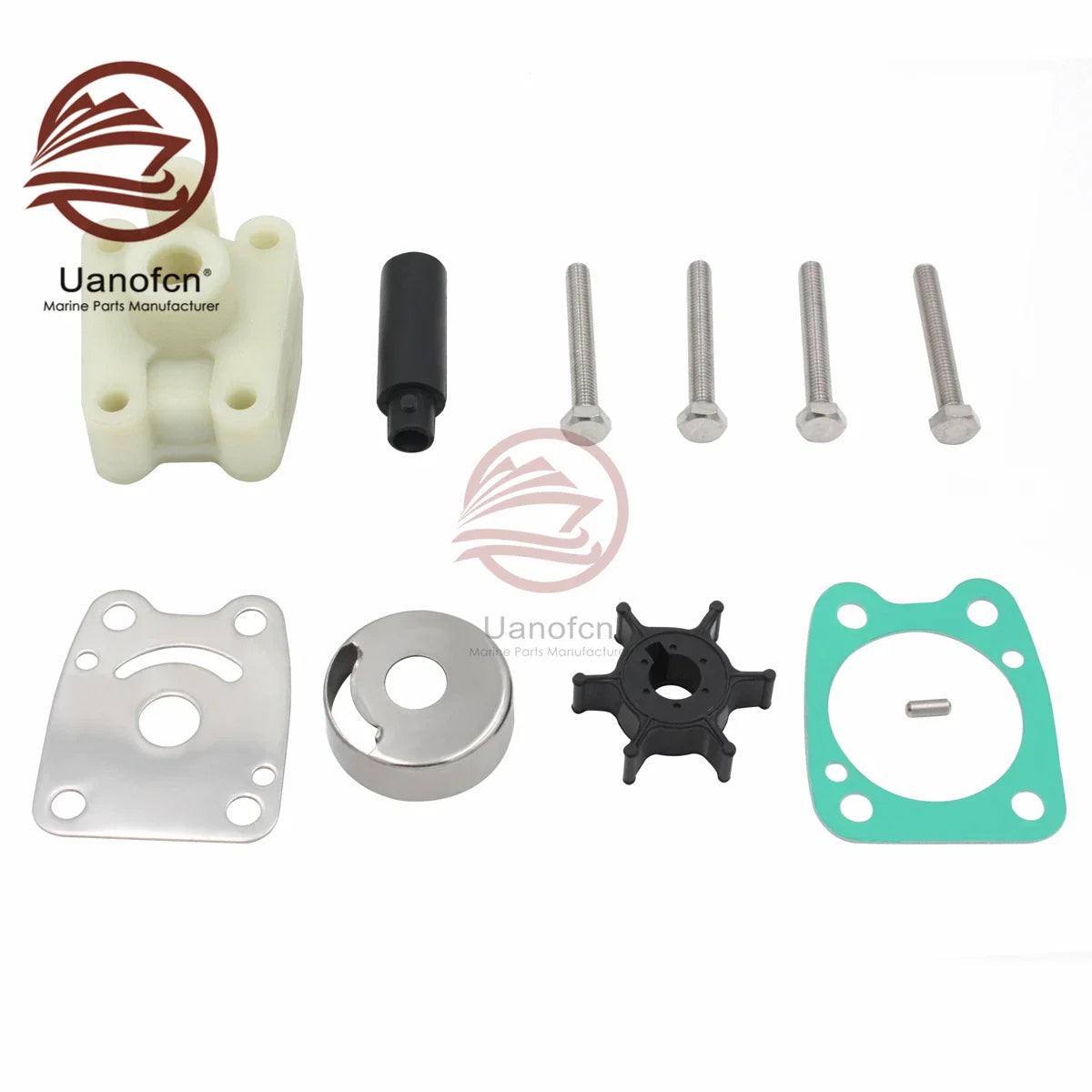Water Pump Impeller Kit for Yamaha 4HP/5HP 4A/5C Series