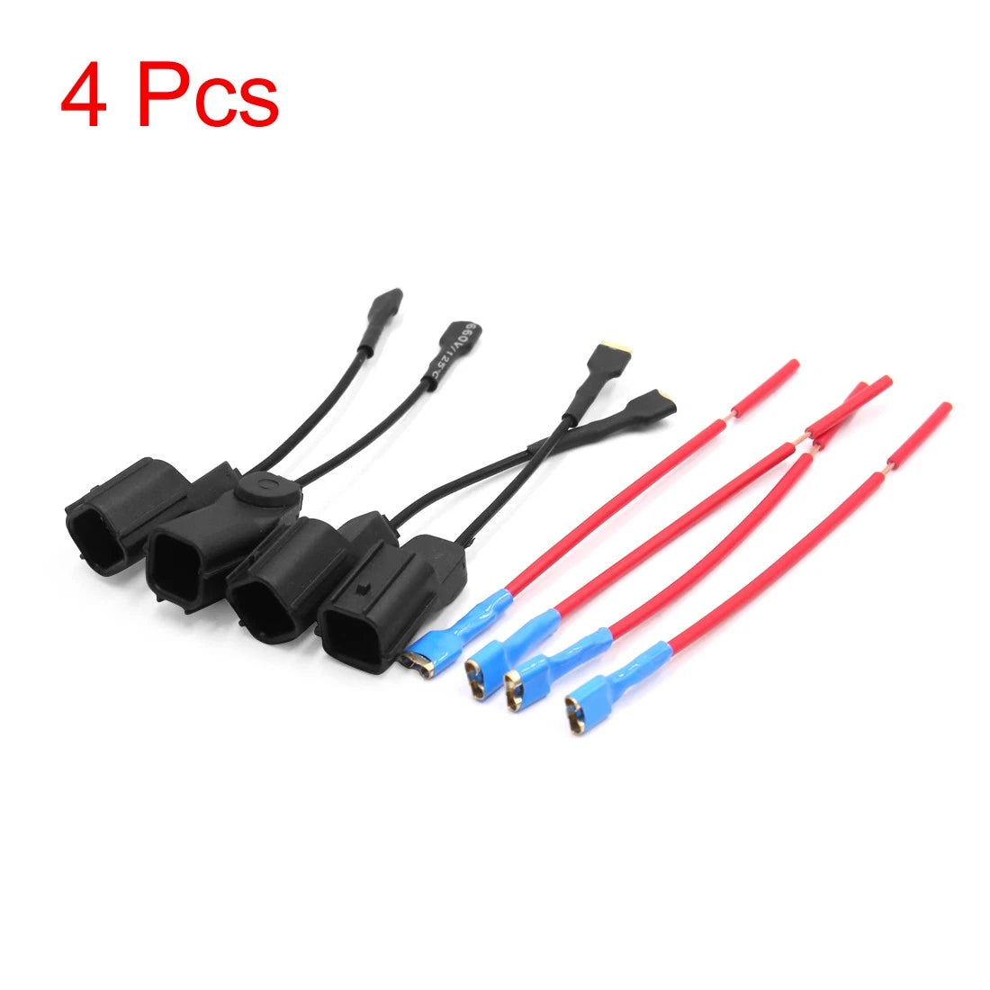4 x Plastic Car Horn Speaker Adapter Wiring Harness for Honda
