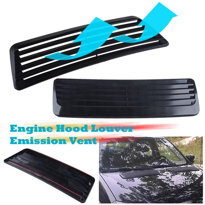 Carbon Fiber Hood Vent Scoop Cover for Universal Car Models