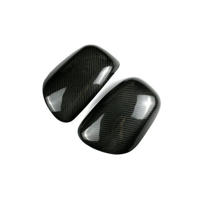Real Carbon Fiber Stick-on Side Mirror Caps Trim for Lexus IS300 2001-2005
