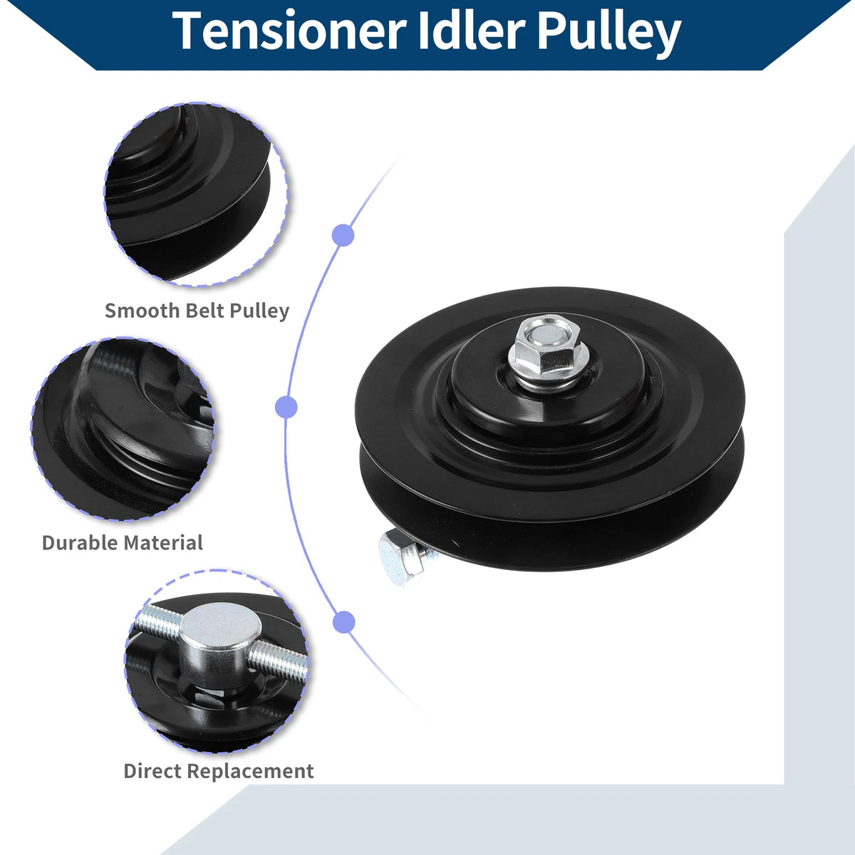 Drive Belt Idler Pulley for Toyota Pickup (1987-1995) 1 Pc