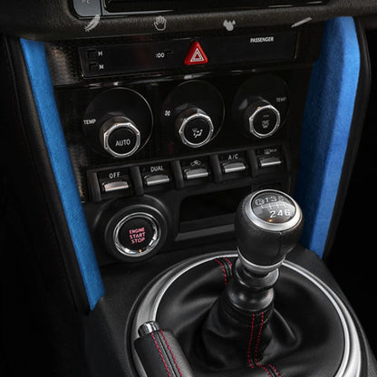 2 x Blue Central Console Trim Covers for Subaru BRZ 2013-2020 (2013-2020)