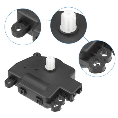 Heater Blend Air Door Actuator for Ford Fiesta 2011-2019 Metal Black