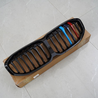 Glossy Black Front Bumper Kidney Grille for BMW 1 Series F40 (2019-2023)