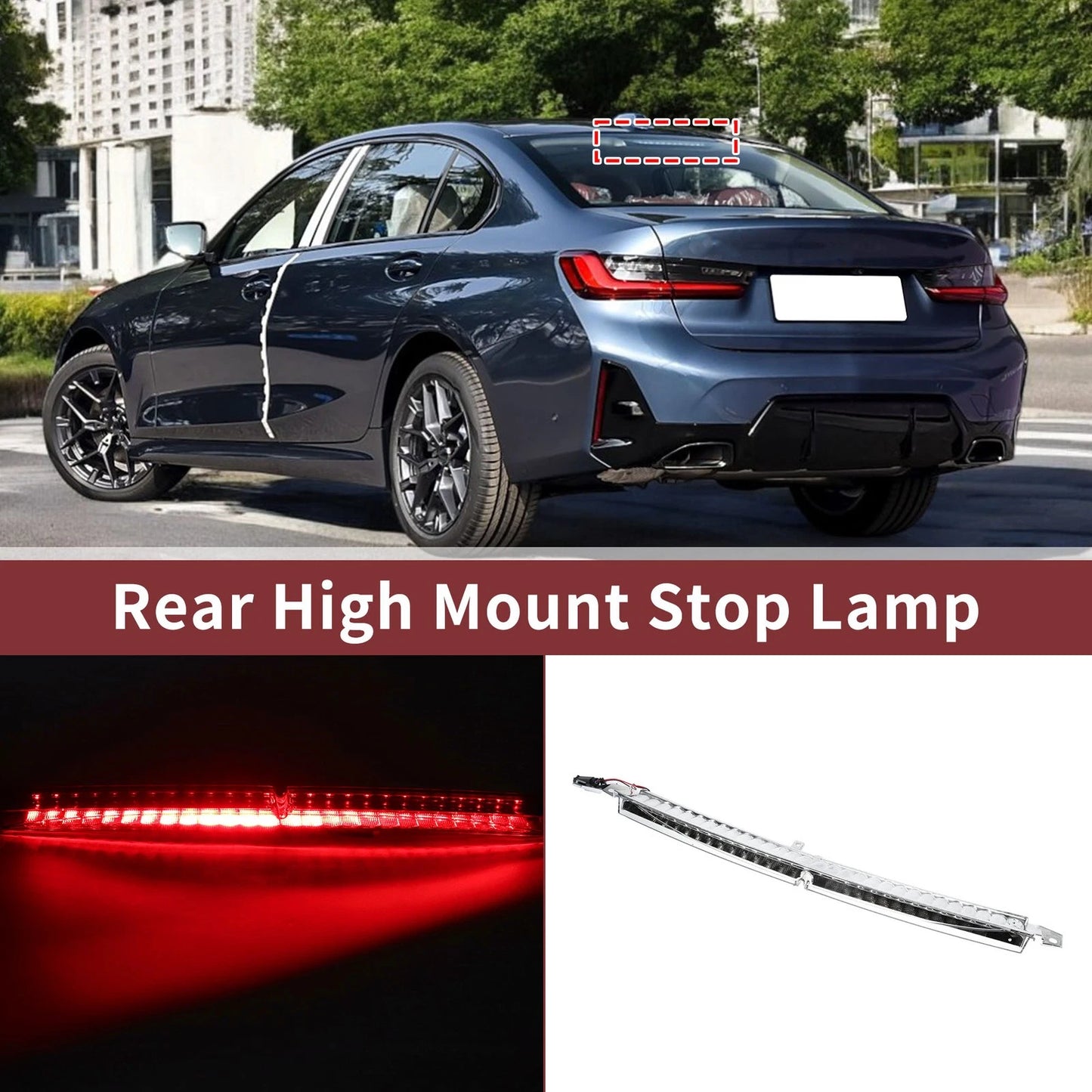 White LED Third Brake Light for BMW 5 Series E60 E61 (2007 - 2010)