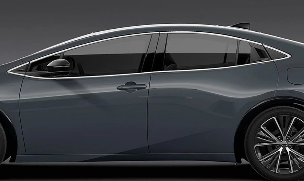 Steel Window Side Molding Trim Covers for 2023-2024 Toyota Prius 14 x Pieces