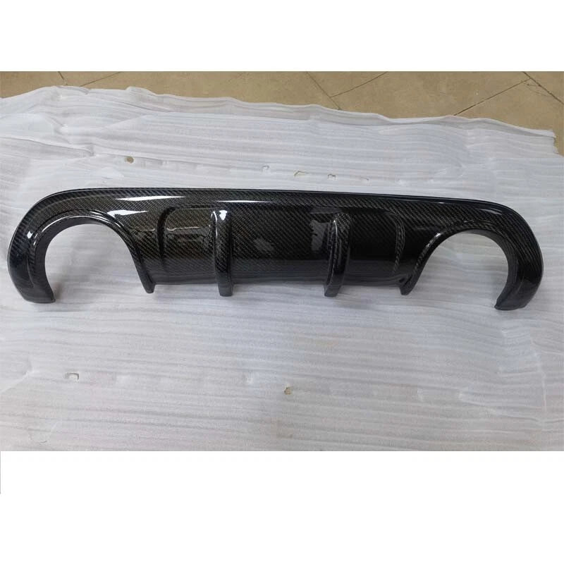 Carbon Fiber Rear Diffuser Lip Exhaust Valance Fit for Audi TT 2000-2006