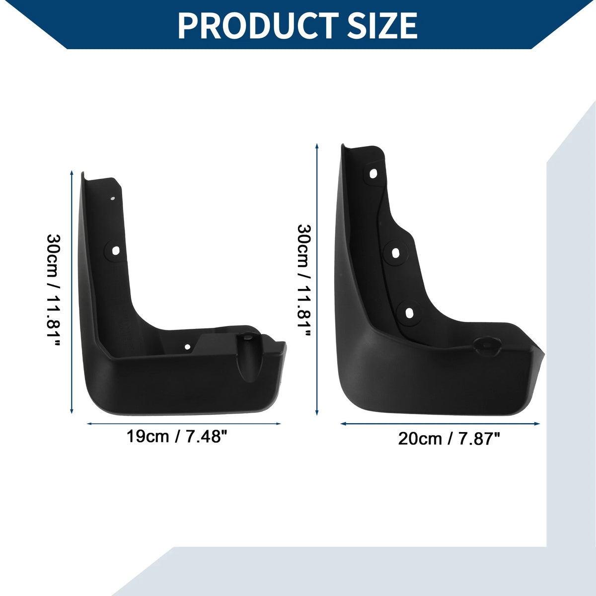 Mud Flaps Splash Guards 1 Set for BMW X1 M Sports (2023-2024)