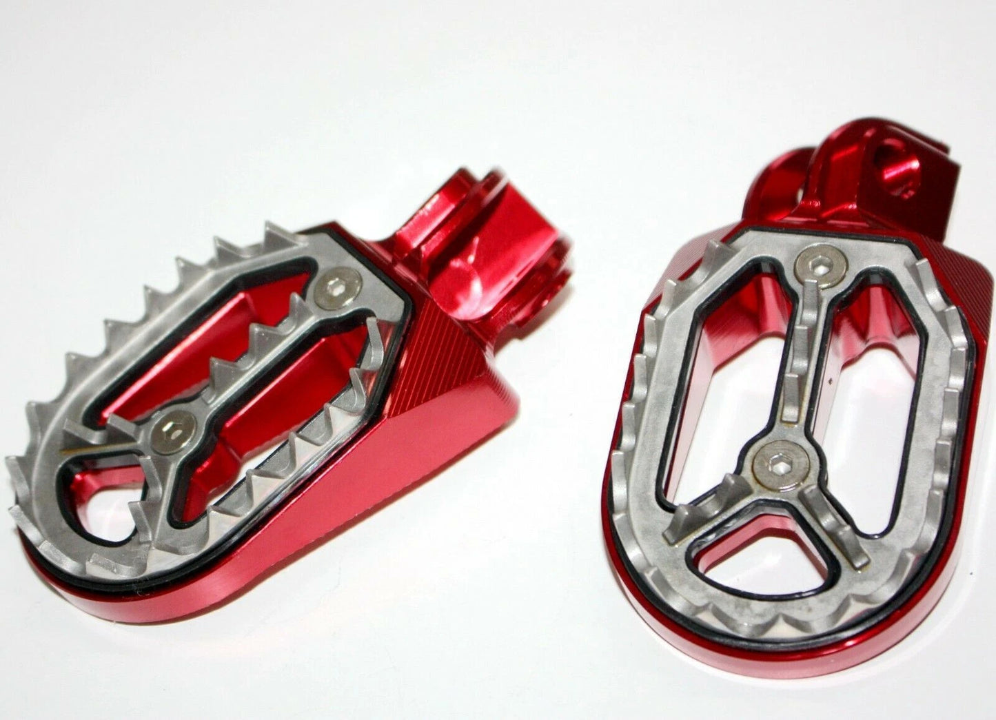CNC Red Stainless Foot Pegs for KTM 65SX Motorcycle