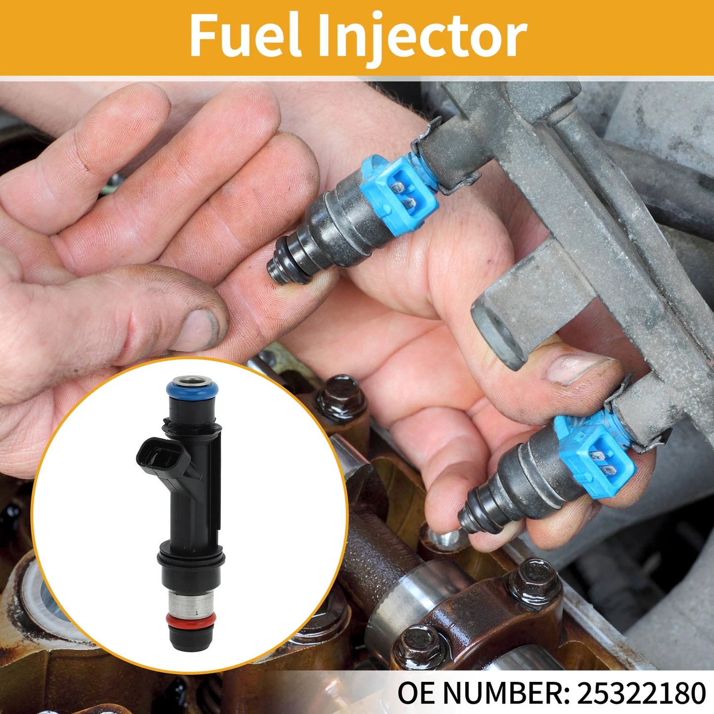 1 Pc Fuel Injector for Buick Century (2001–2005)