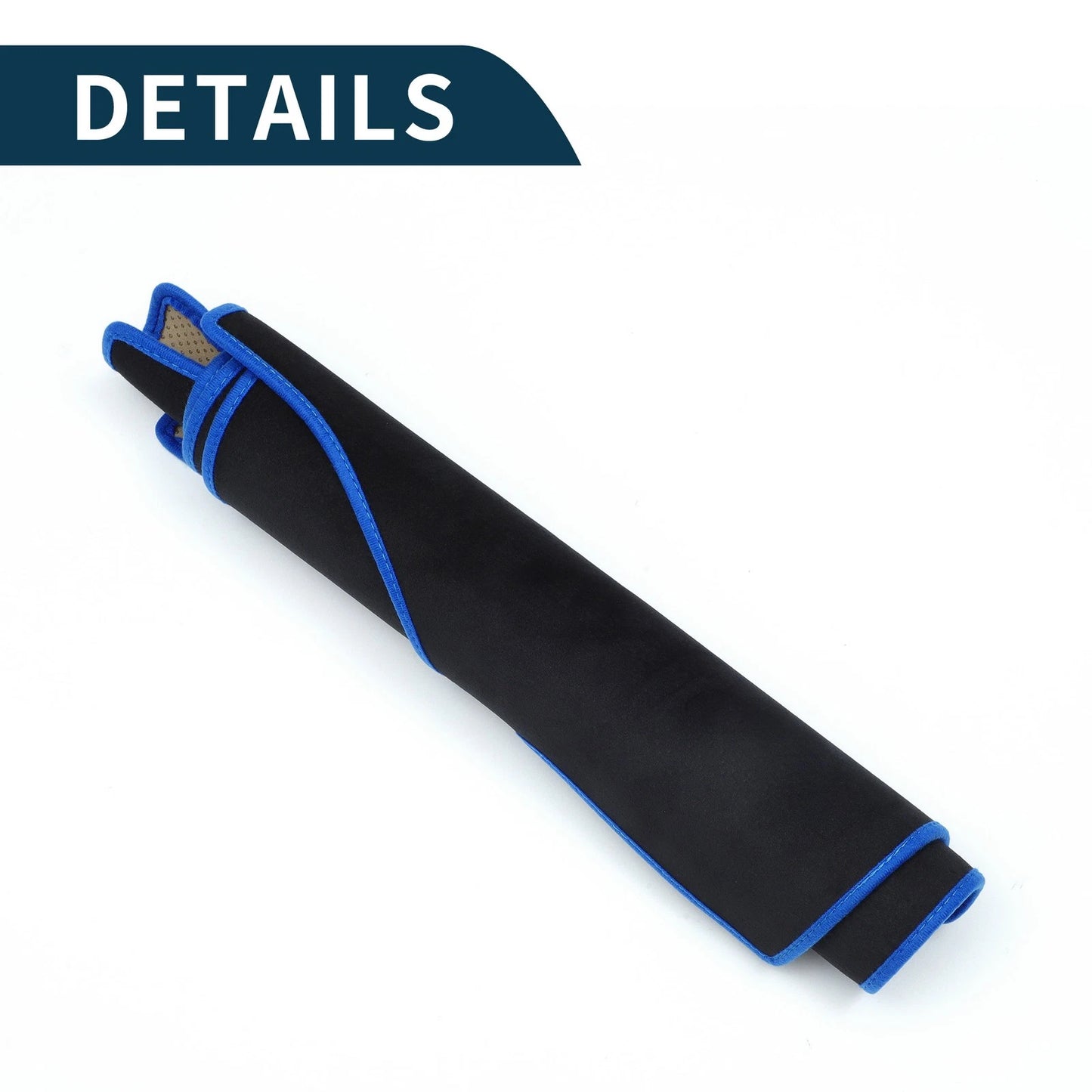 Dashboard Cover Mat for Toyota Mark X Sun Protector Pad Black Blue (2004-2023)