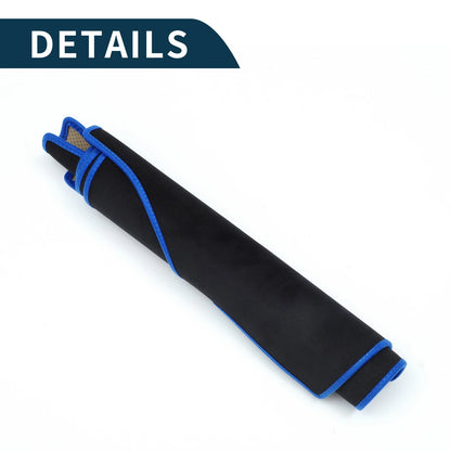Dashboard Cover Mat for Toyota Mark X Sun Protector Pad Black Blue (2004-2023)