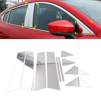 Door Window Pillar Post Cover Trim for Mazda 3 Axela (2014-2018)