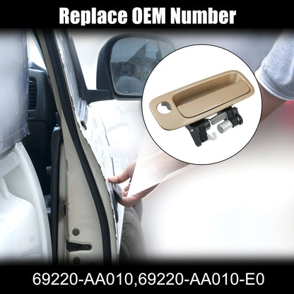 Front Left Driver Side Exterior Door Handle for Toyota Camry (1997-2001)