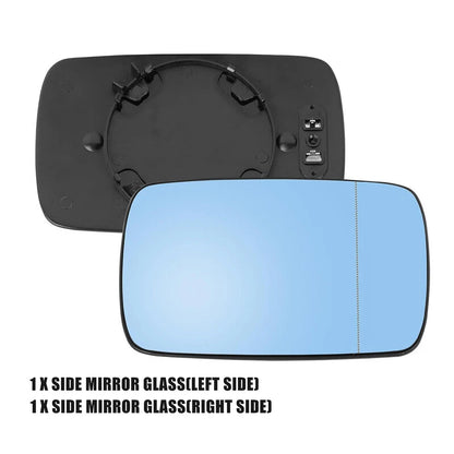 2 x Mirror Glass Lens for BMW E39 E46 330i 325i 525i 328i (1997-2006)