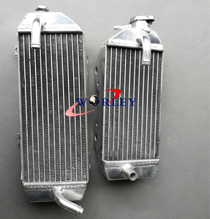 Aluminum Radiator + Silicone Hose for Kawasaki KX250F KXF250 (2017-2018)