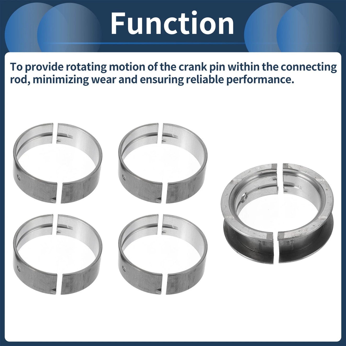 10pcs Main Bearing Set for Hyundai Accent (1995-2011)