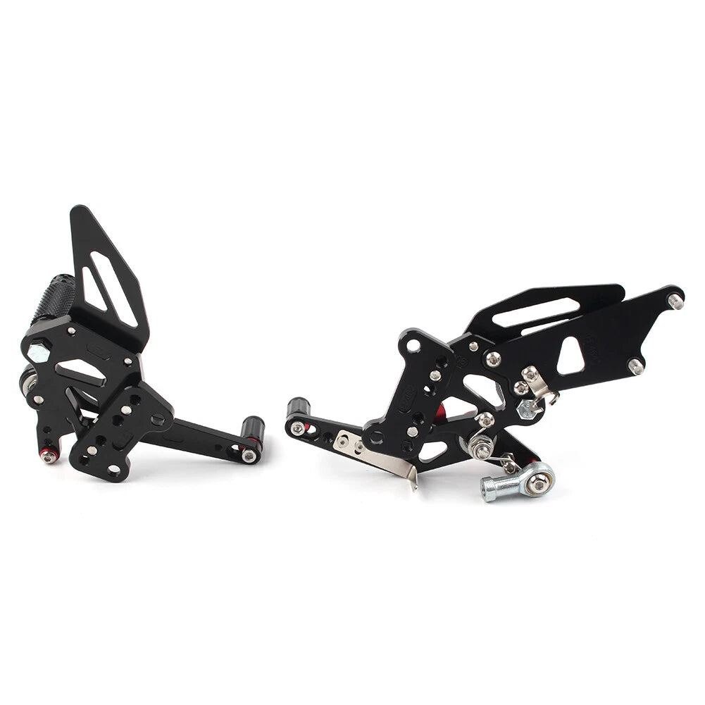 Aluminum Rear Footpegs for Kawasaki Ninja 250R 2008-2012 (2 x Black)