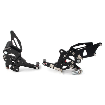 Aluminum Rear Footpegs for Kawasaki Ninja 250R 2008-2012 (2 x Black)