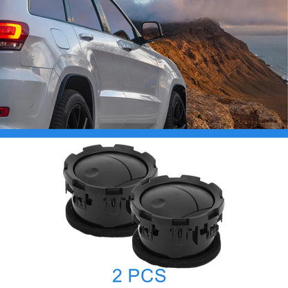 2 x Center Dash A/C Outlets for Ford F150 F250 F350 (2011-2016) Durable ABS Black