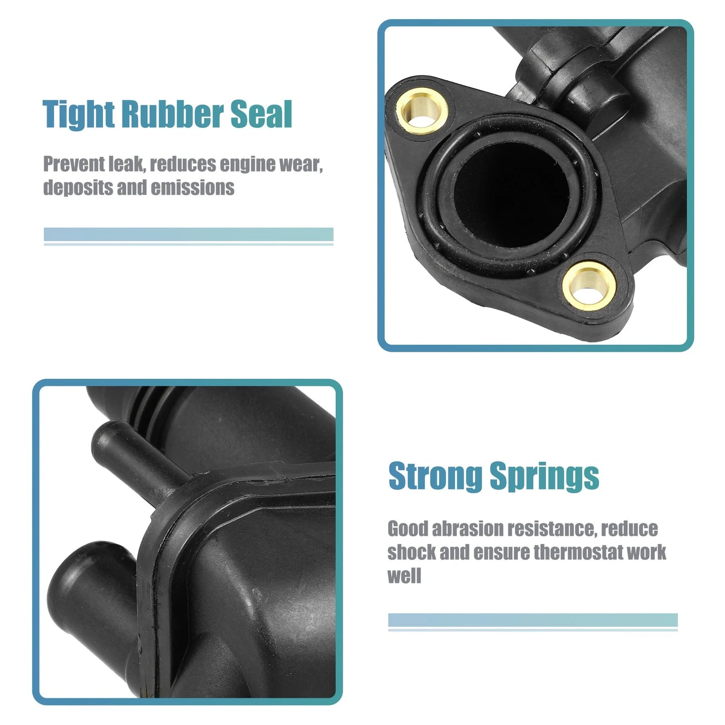 Engine Coolant Thermostat Housing for Land Rover LR3, Range Rover (2005-2009)