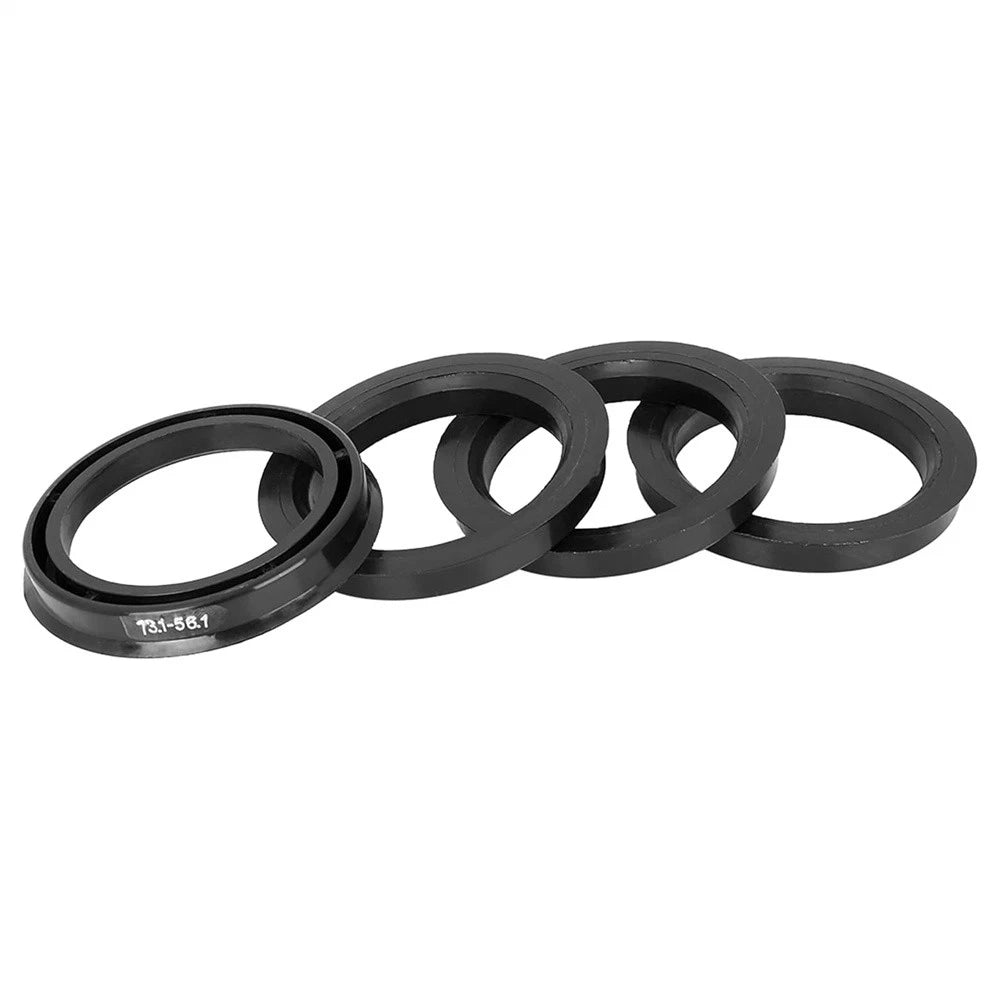 4x Plastic 73.1mm to 56.1mm Hub Centric Rings for Car Wheel Spacer