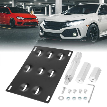 Tow Hook License Plate Bracket for BMW F30 F32 F10 3/4/5 Series