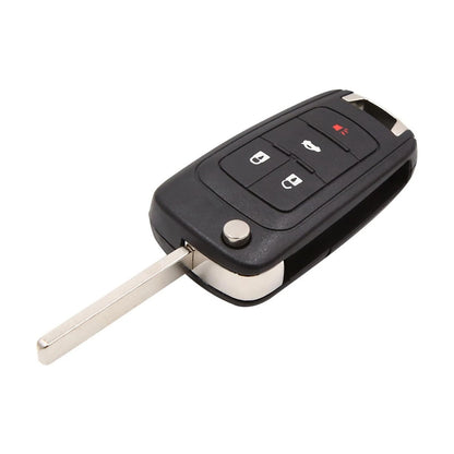 Remote Key Shell Case 4-Button for Chevrolet Cruze Black