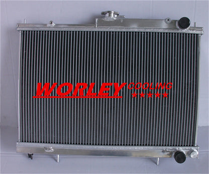 44mm 3 Row Aluminum Radiator for Nissan Skyline R33 R34 GTR GTST (1995-2002)