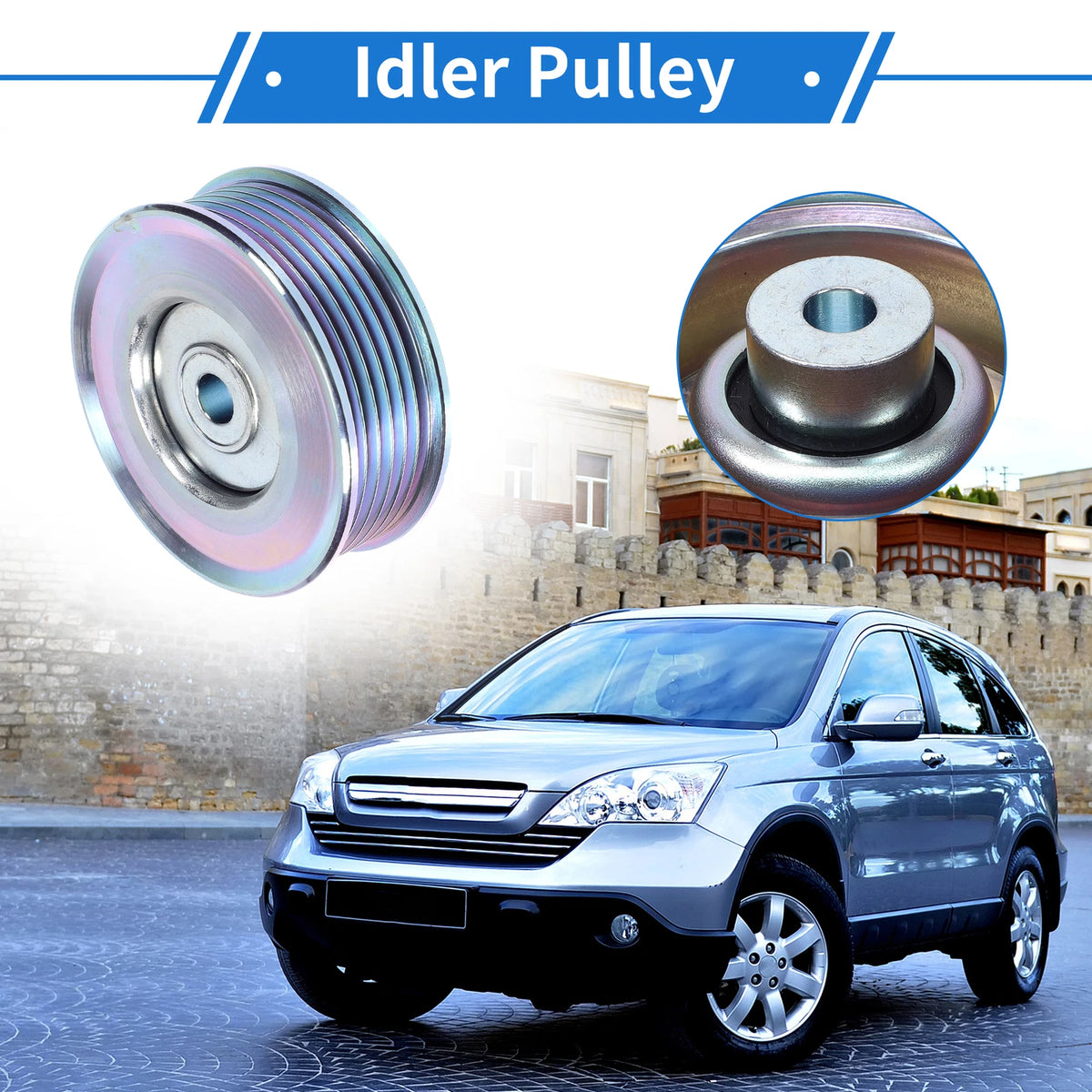 Drive Belt Idler Pulley for Toyota MR2 Spyder (2000-2005) 1 Pc