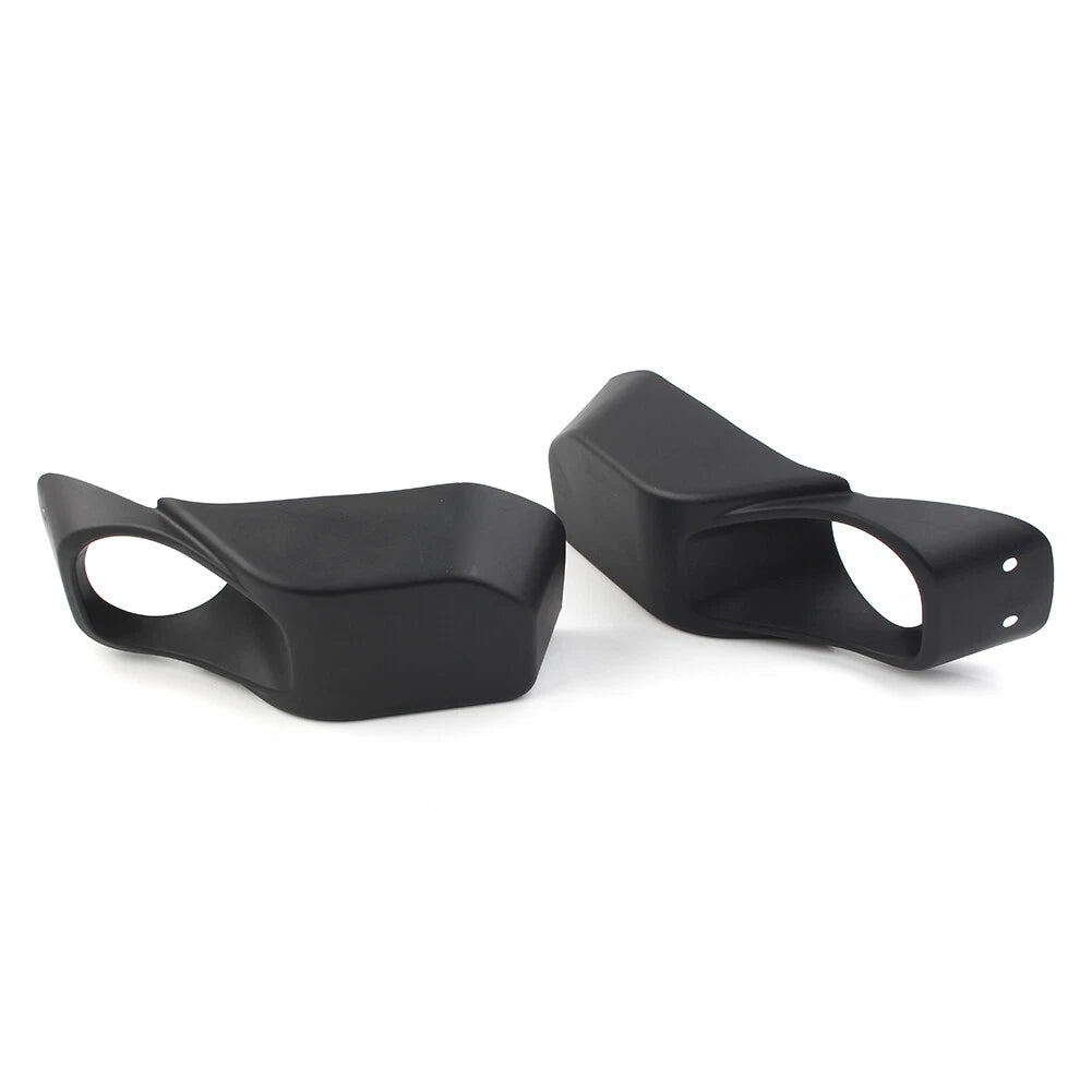 Black Front Bumper Fog Light Bezels for Jeep Wrangler (2013-2017)