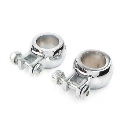 1-1/4" Engine Crash Bar Foot Peg Mount Clamp for Harley