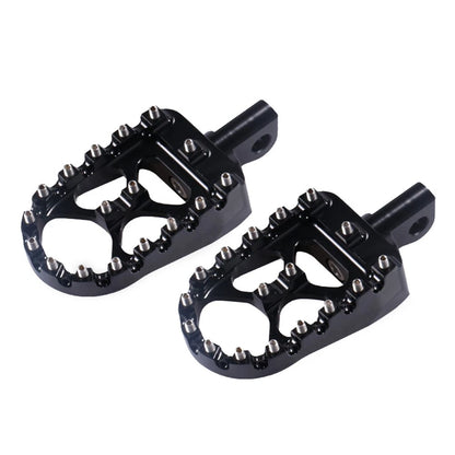 2 x CNC Wide Foot Pegs for Harley Sportster & Softail (2004-2023)