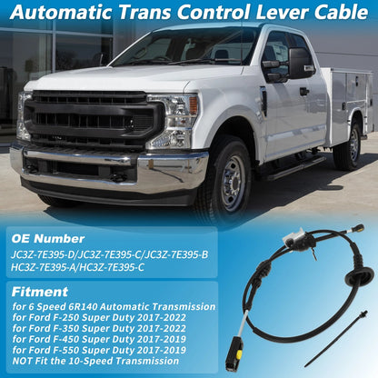 Auto Trans Gear Shift Cable for Ford F-250 F-350 F-450 Super Duty (2008-2010)