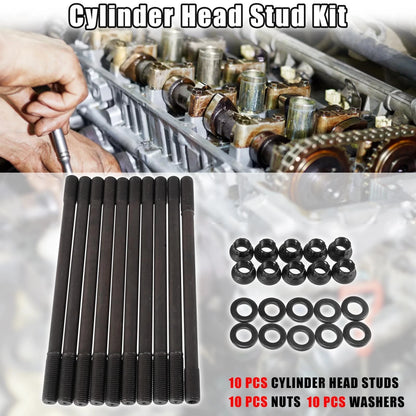 Cylinder Head Stud Kit for Honda Prelude 2.2L H22 H22A4 H23A H23A1 VTEC (1992-2001)