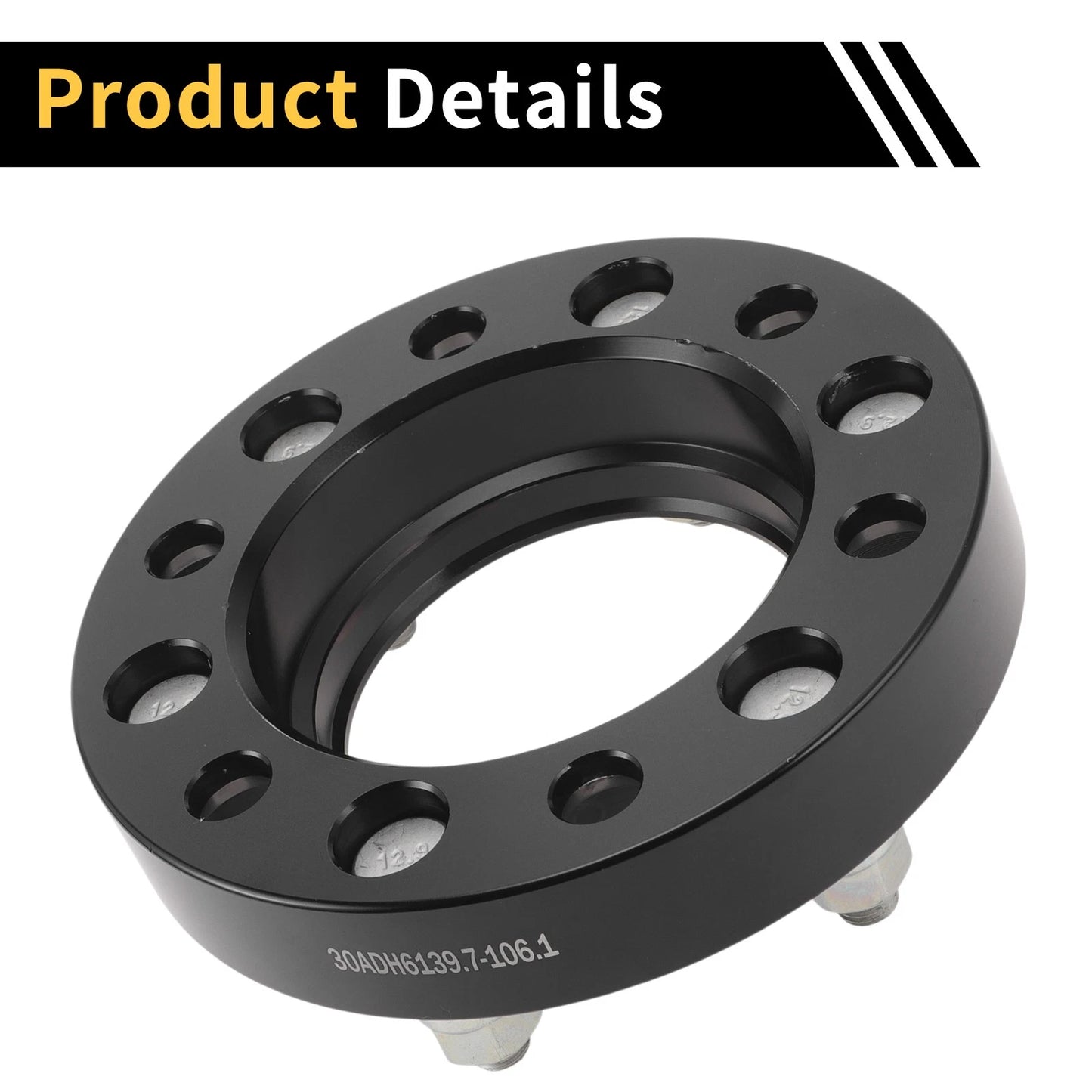 2 x 6x139.7mm Wheel Spacers for Toyota Fortuner (2005-2023)