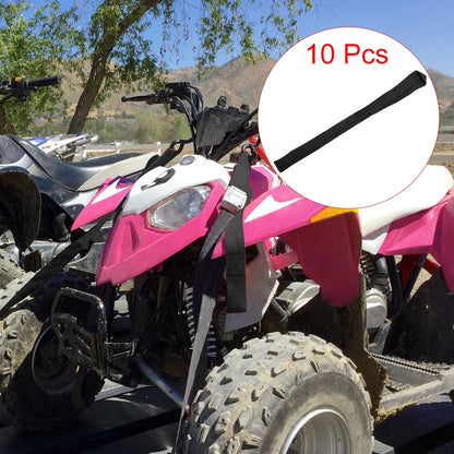 10 PCS / 2.5 x 40.5cm Cargo Belt Loop Tie Down Strap for Motorcycle