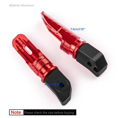 Rear Footrest Pegs for Honda Rebel 250/300/500, CBR1000RR, CB1100 (2017-2023)