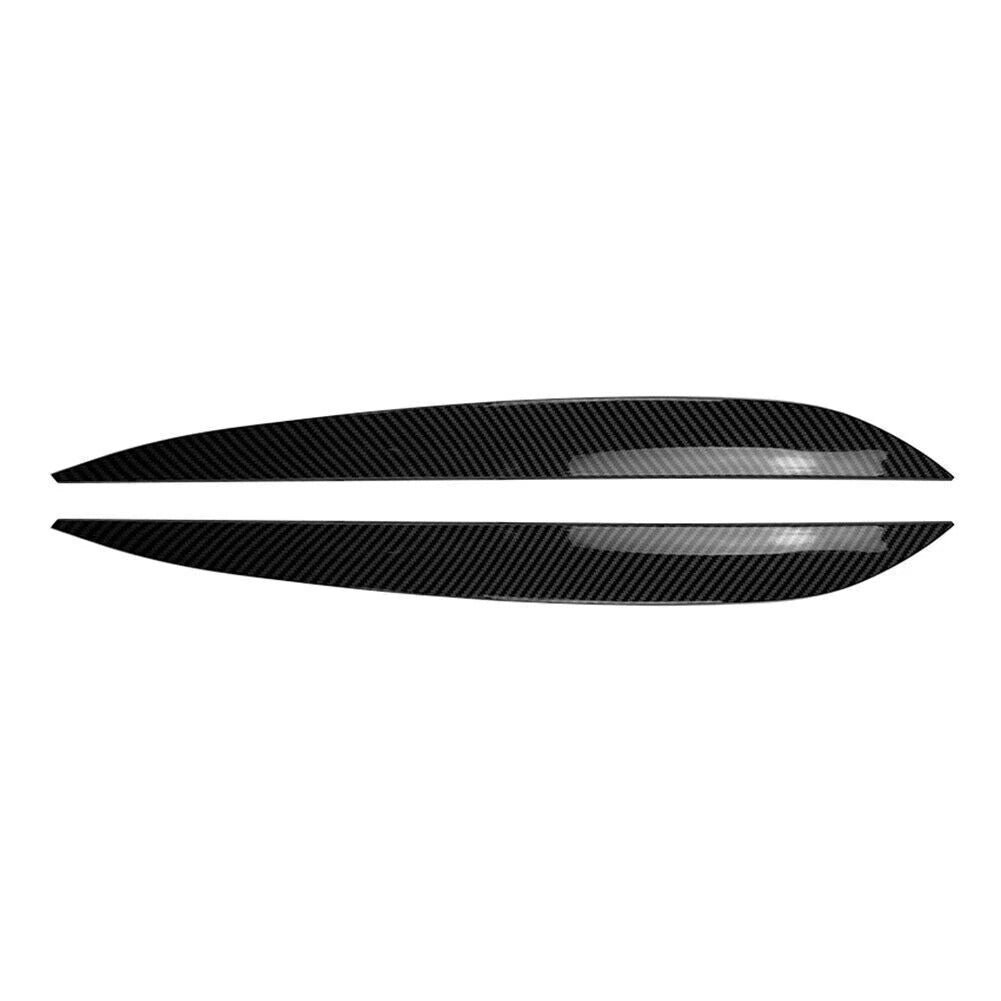 Carbon Fiber Front Headlight Eyelid Trim Covers for VW Touareg (2010-2018)