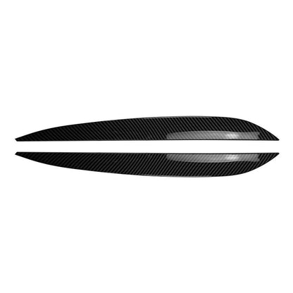 Carbon Fiber Front Headlight Eyelid Trim Covers for VW Touareg (2010-2018)