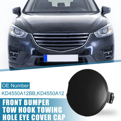 Front Bumper Tow Hook Cover for Mazda CX-5 (2013-2016) Black