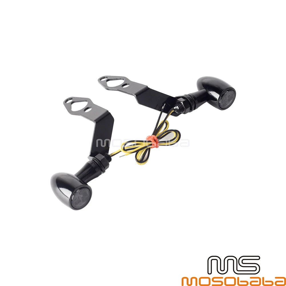 LED Turn Signal Amber Lights w/Bracket for Harley Nightster (2022-2024)