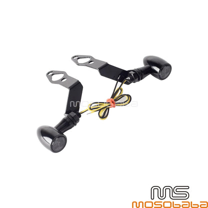 LED Turn Signal Amber Lights w/Bracket for Harley Nightster (2022-2024)