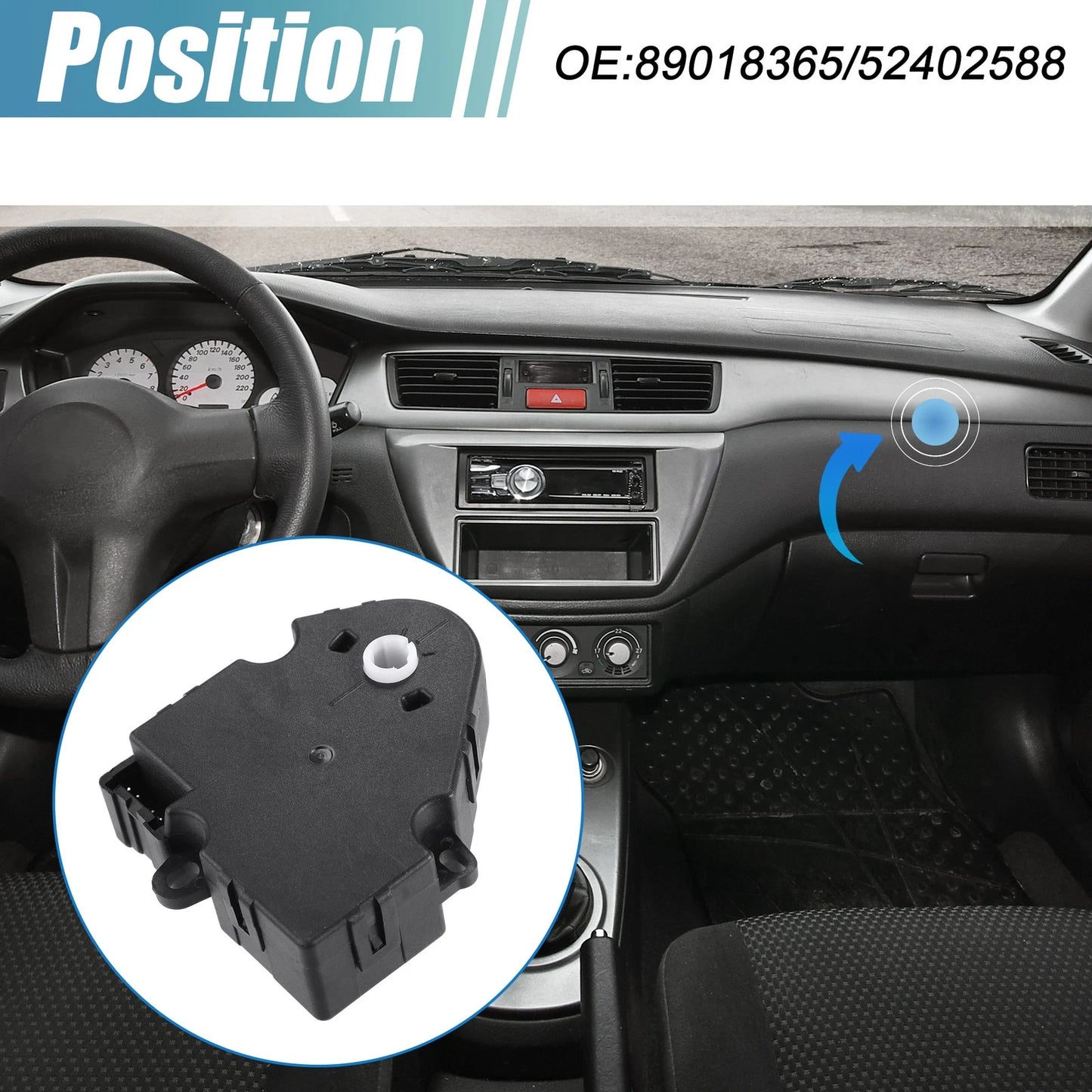 HVAC Air Door Actuator Heater Blend for Chevy Silverado Tahoe
