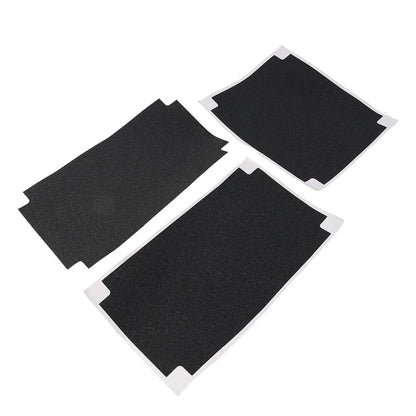 3 x PVC Leather Side Top Rear Case Pad Covers for BMW R1200GS R1250GS (2013-2023)