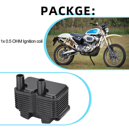 Ignition Coil 0.5 OHM for Dyna FXD FLST FXST Sportster 883 1200 (1999–2006)