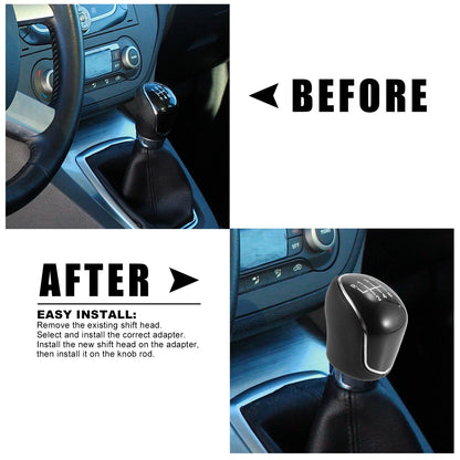 6 Speed Manual Shift Knob for Ford Mondeo MK3 (2000-2007) - ABS Faux Leather