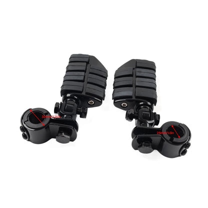 1-1/4" Universal Motor Footpegs Highway Pegs for Harley & Honda