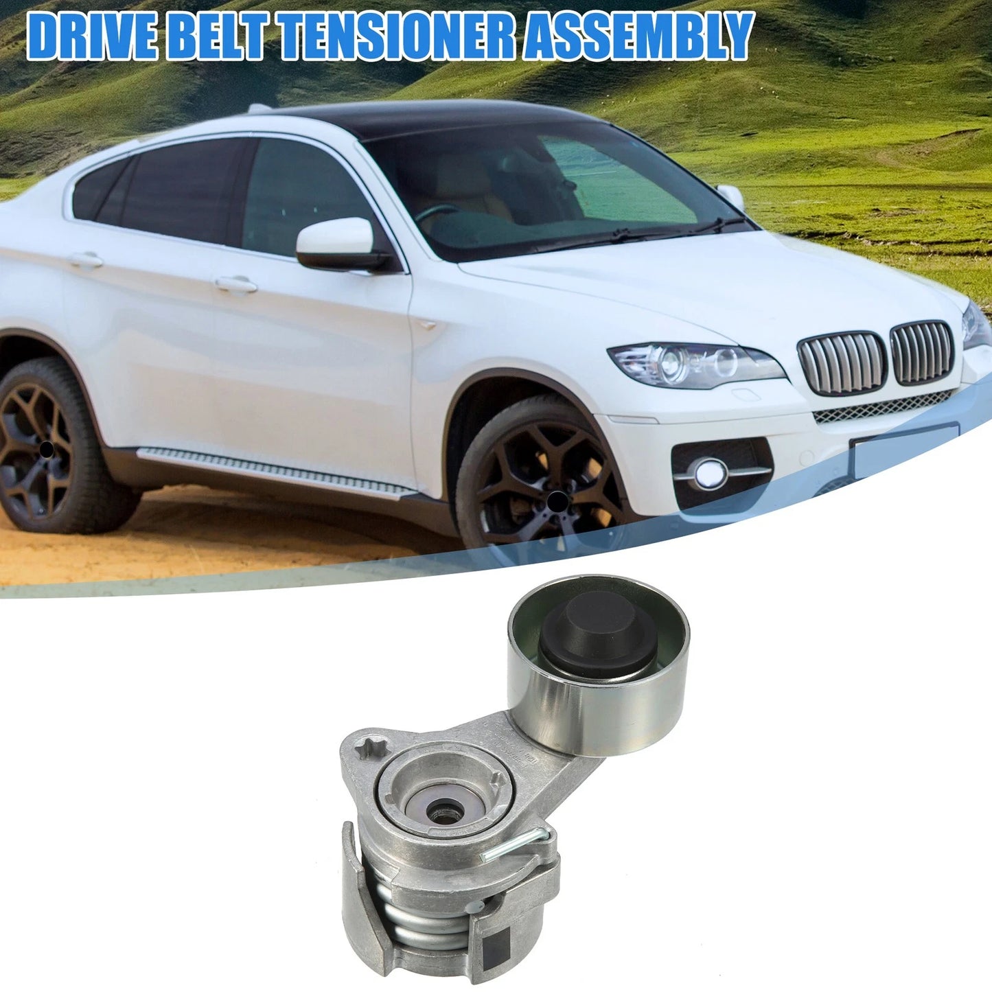 Drive Belt Tensioner Assembly for BMW F01 740i F02 E71 (2009 - 2015)