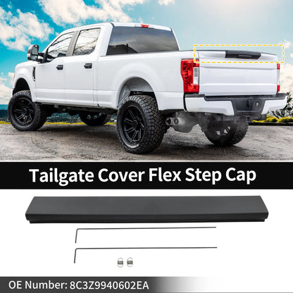 Tailgate Flex Step Trim Cap for Ford F250 F350 Super Duty (2008-2016)